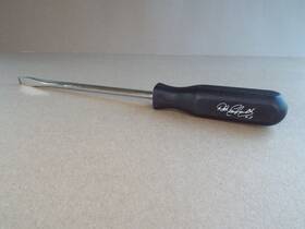 Pkr8ar Mac Tools Vtg Flat Screwdriver Black Handle Q4 Dale Earnhardt Light Use Nice