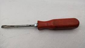 Pnrb4ar Mac Tools 1/4 Inch Flat Tip Screwdriver Red Hard Handle - Usa Slot Slotted