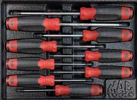 T8-t45 Mac Tools Sd9tr 9 Piece Torx Screwdriver Set Soft Grip