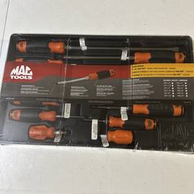 Sdb12do-s Mac Tools 12-pc Grip Combo Screwdriver Set - Orange