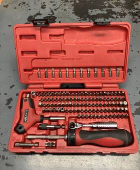 Spwr123b-rat Mac Tools Spwr1235-rat Ratcheting Multi-bit Set