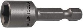 86600 Magnetic Hex Drivers 1/4-inch 3-pack Klein Tools