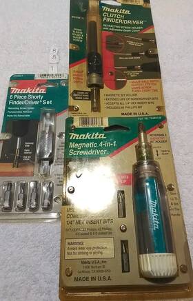 784833-b Makita 3pc Driver Set Usa