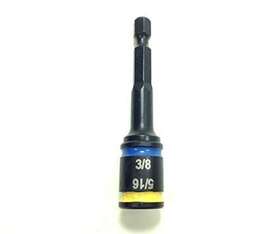 Malco 686046551326 5/16 And 3/8 X 2-5/8 Inch Dual Sided Hex Driver Cleanable Reversible Magne