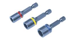Malco 686046553962 Malcombo11 2 Inch Impact Hex Driver 1/4 5/16 3/8 3 Piece Set