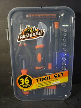 Aa-tk132bj Mammoth Armor All 36-pc Compact On-the-go Presicion Screwdriver Wrench And Socket Tool Set