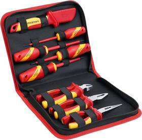 Manusage 673324912726 8 Pcs 1000v Insulated Electrician Screwdriver And Pliers Set With Pouch