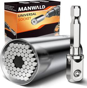 Manwald 650380613309 Universal Socket Tool Super Unscrew Any Bolt Adjustable Sock