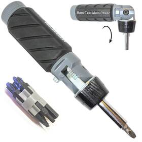 Itbatch3-9596 Mars-tool Heavy Duty Ratcheting Screwdriver Adjustable Angle 3 Way Ratchet Nonslip Big Rub