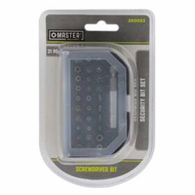 260093 Master Mechanic 10 Pack - Security Bit Set Interchangeable Driving Bits 31-pc