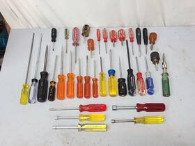 65444433 Master Mechanic Apex Irwin Misc Lot Of 34 Usa Made Screwdrivers Allen Irw Inch