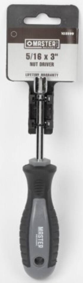 Gstv2021030103 Master Mechanic 5/16 X 3-1/4 Inch Round Solid Nut Driver -