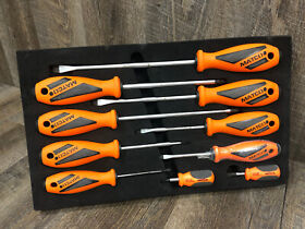 Sspco10c Matco Tools 10 Pc Top Torque Ii Orange Grip Combination Screwdriver Set
