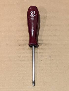Sdm-84p2 Matco Tools Sdm 84p2 Maroon Hard Handle 8 Inch Long #2 Phillips Screwdriver