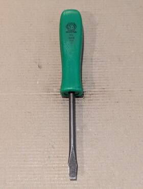 Sg-84r Matco Tools Sg 84r Green Hard Handle 8 Inch Long 1/4 Wide Flat Blade Screwdriver