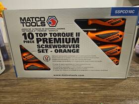 Sspcr10pc Matco Tools Tools- 10pc Top Torque Ll Premium Screwdriver Set-red