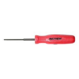 31351 Mayhew Tools Micro Screwdriver No. 000 X 2 Inch Red Handle Phillips Made Usa