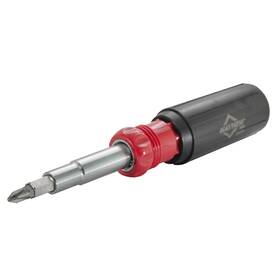 51011c Mayhew Tools 045256003221 11-in-1 Multi-bit Screwdriver Black/red Carded