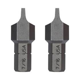 18745-2 Mayhew Tools 045256011073 Slotted Insert Bit 7/16 X 1.25 Inch 2-pack 18745-2 Mayhew Tools 045256011073 Slotted Insert Bit 7/16 X 1.25 Inch 2-pack