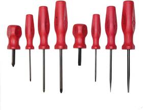 27024t-ex Mayhew Tools 27024t Usa Screwdriver Set Red 8-piece Slotted And Phillips
