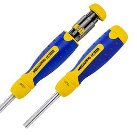 211r2c36rd-anniversary Megapro Ratcheting Screwdriver - 13-in-1 Multi Bit Screw Driver With Inch Hex Shaft For Ph