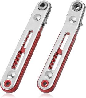 Mesee 313027024042 2pcs Mini Ratchet Wrench Set 1/4 Inch Drive Ratcheting Screwdriver Wrenche