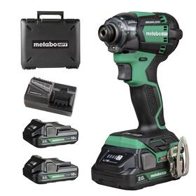 Metabo Hpt 717709028692 18v Multivolt Cordless Triple Hammer Bolt Impact Driver Set Power Dr
