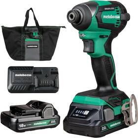 Wh18dex Metabo Hpt 18v Multivolt Cordless Brushless Impact Driver Kit Compact Lightweigh