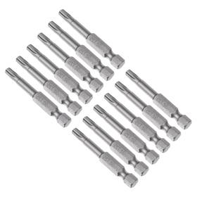 Metallixity 636939734237 12 X T25 Torx Head Screwdriver Bit S2 Steel Magnetic Drill 2 Inch L 1/4 Hex Shank