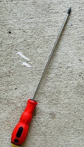 Metallixity 655692209929 Go-thru Screwdriver Sl8x200mm Magnetic Slotted Screwdrivers W Striking Cap