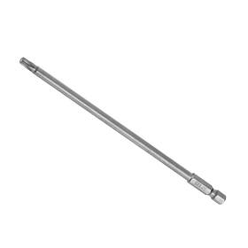 Metallixity 745060577177 T25 Torx Head Screwdriver Bit 6 Inch L 1/4 Hex Shank S2 Steel Magnetic Drill