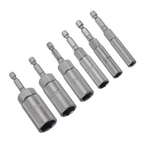 Metallixity 767153669224 Quick Change 6/8/10/12/14/17mm No-magnetic Hollow Shaft Nut Setter 80mm Long