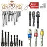Mg270219-19 Best Choice Drill Socket Adapter Set With Spring Loaded Ball