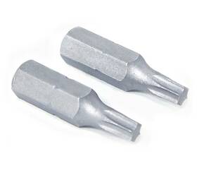 307322 Mibro Steel Alloy Driver 25mm Star 1 Inch #t15 Screwdriver Bit 2-pack