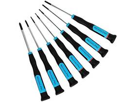 Mp002007 Michaelpro 7pc Precision Screwdrivers Set Black Blue Silver