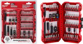 Milwaukee 045242575725 Tool Shockwave Impact Duty Driver Bit Set - 55pc Onesize Black