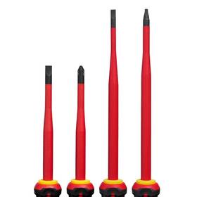Milwaukee 313043410485 1000v Insulated Slim Tip Screwdriver Set 4-piece Milwaukee 313043410485 1000v Insulated Slim Tip Screwdriver Set 4-piece