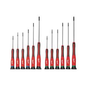 Milwaukee 313044765737 Precision Screwdriver Set With Torx 12-pc
