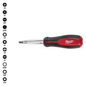 Milwaukee 313087330305 11-in-1 Multi-tip Screwdriver With Ecx Driver Bits