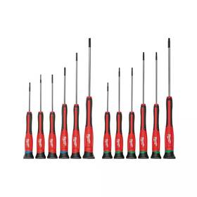 Milwaukee 445006484448 Precision Screwdriver Set With Torx 12-pc