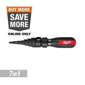 Milwaukee 445034788754 7-in-1 Conduit Reaming Multi-bit Screwdriver Plastic Handle Multibit Milwaukee 445034788754 7-in-1 Conduit Reaming Multi-bit Screwdriver Plastic Handle Multibit