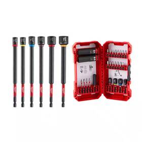 Milwaukee 445044823889 Shockwave Impact Duty 6 Inch Magnetic Nut Driver Set And All