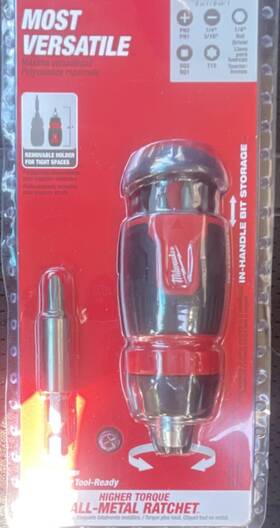 Milwaukee 48-08-2913 13-in-1 Ratcheting Multi-bit Driver With Bit Storage