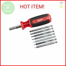 48-22-2136 Milwaukee Metric Hex Key 9-in-1 Multi Magnetic Bit Screw Driver 9 Inch