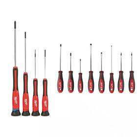 48-22-2604-48-22-2718 Milwaukee Tool 48-22-2604 Screwdriver Set Ergonomic 12 Pieces