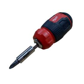 48-22-2910 Milwaukee Comfort Grip Most Versatile Stubby 8-in-1 Multi-bit Driver