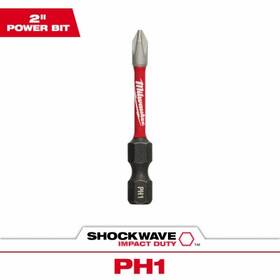 48-32-4461 Milwaukee 3 Pack - Power Screwdriver Bit #1 Phillips 2 Inch