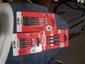 48-32-4564 Milwaukee #2 Philips Long Bits Short And Magnetic Nut Drivers