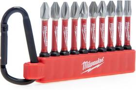4932492939 Milwaukee - Shockwave Impact Duty Screwdriver Bit Carabiner Set 10 One Size