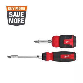 Milwaukee 705353152269 14-in-1 Ratcheting Multi-bit Screwdriver And 8-in-1 Compact Screwdrive